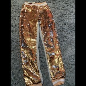 goldie flip sequin joggers size 12